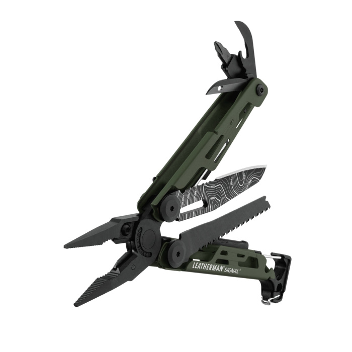Narzędzie wielofunkcyjne Multitool Leatherman Signal - Green Topo (832692)